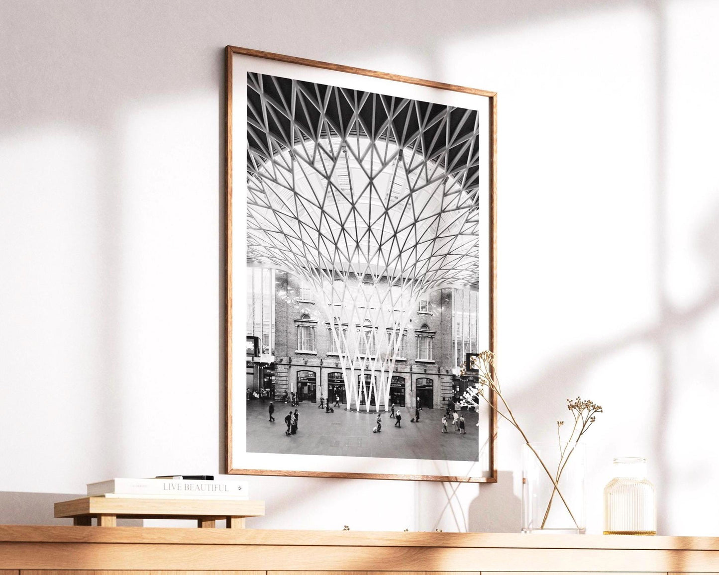 Kings Cross Station Print - London Black and White Photography, Travel Wall Art - Matthew Webb Photography