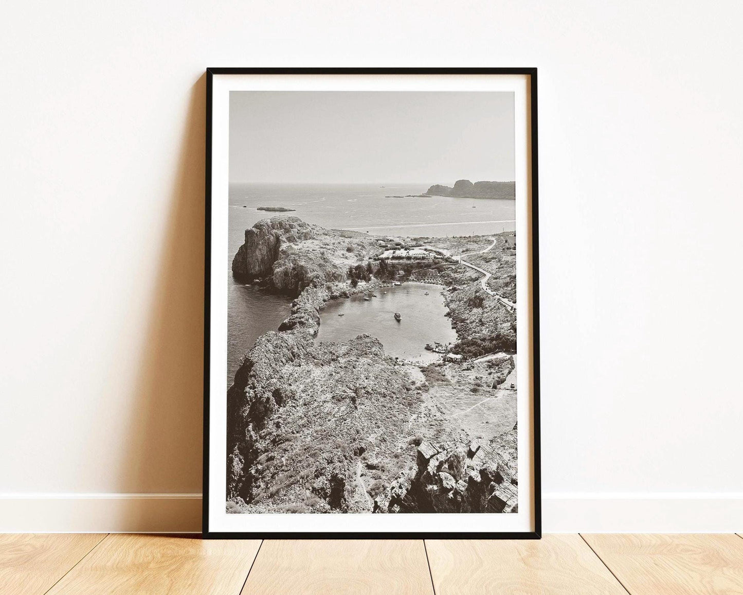 Rhodes Greece Print Set – Old Town & Lindos Coastal Wall Art