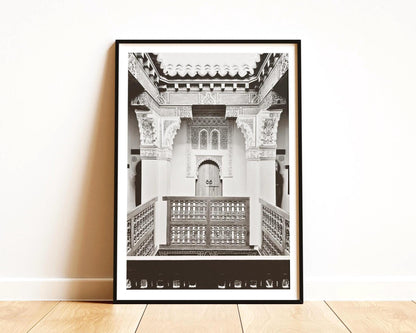 Madrasa Islamic Architecture Print - Marrakech Moroccan Wall Art, Morocco Photography Gift - Matthew Webb Photography