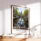 Amsterdam Travel Print - Netherlands Wall Art, Framed Minimalist Decor, Personalized Gift