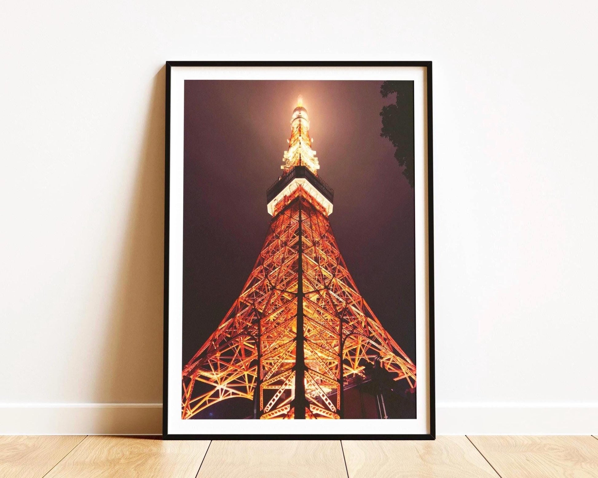 Tokyo Tower Art Print, Japan Travel Photography, Modern Wall Decor - Matthew Webb Photography