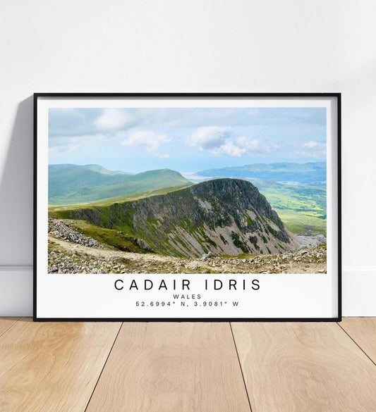 Cadair Idris Mountain Print - Snowdonia Wales Landscape Photography, Minimalist Wall Art - Matthew Webb Photography