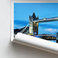 Tower Bridge Print – London wall art, River Thames Architecture Photography, London Home Decor