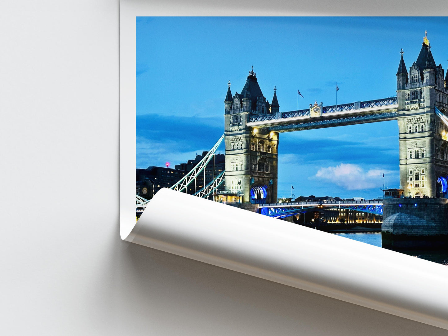 Tower Bridge Print – London wall art, River Thames Architecture Photography, London Home Decor