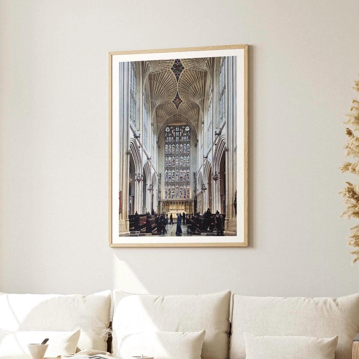 Bath Abbey Interior Print - Gothic Architecture Photography Wall Art - Matthew Webb Photography