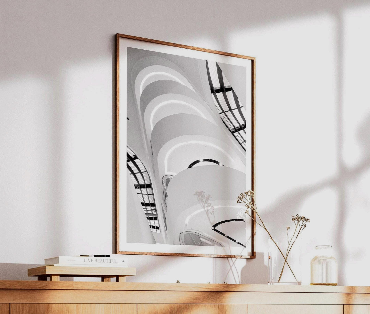 Zaha Hadid Architecture Print: Modern Black & White Wall Art - Matthew Webb Photography