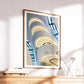 Zaha Hadid Poster - Vienna Architecture, Framed Modern Wall Art, Geometric Art Photography, Architect gift