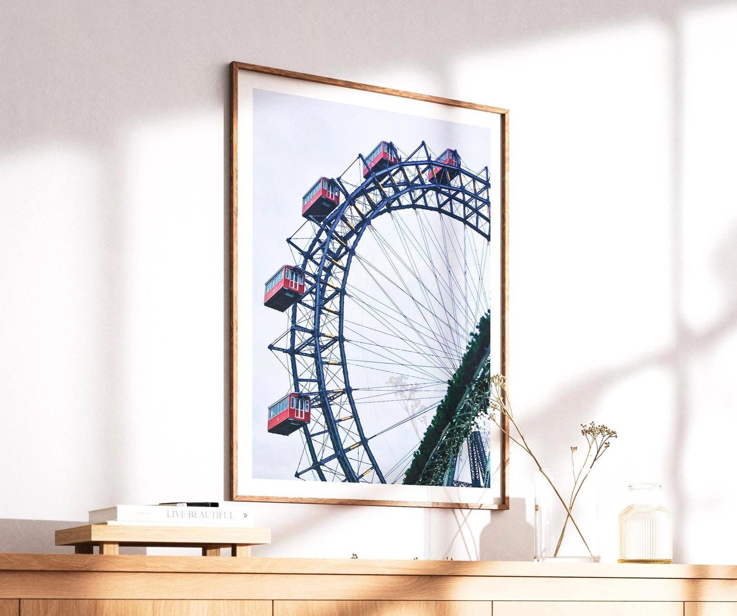 Vienna Prater Ferris Wheel Print: Austria Travel Wall Art, Iconic Landmark Photography Poster - Matthew Webb Photography