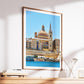 Malta Art Poster - Coastal Wall Decor, Photography Print, Mediterranean Architecture, Travel Gift