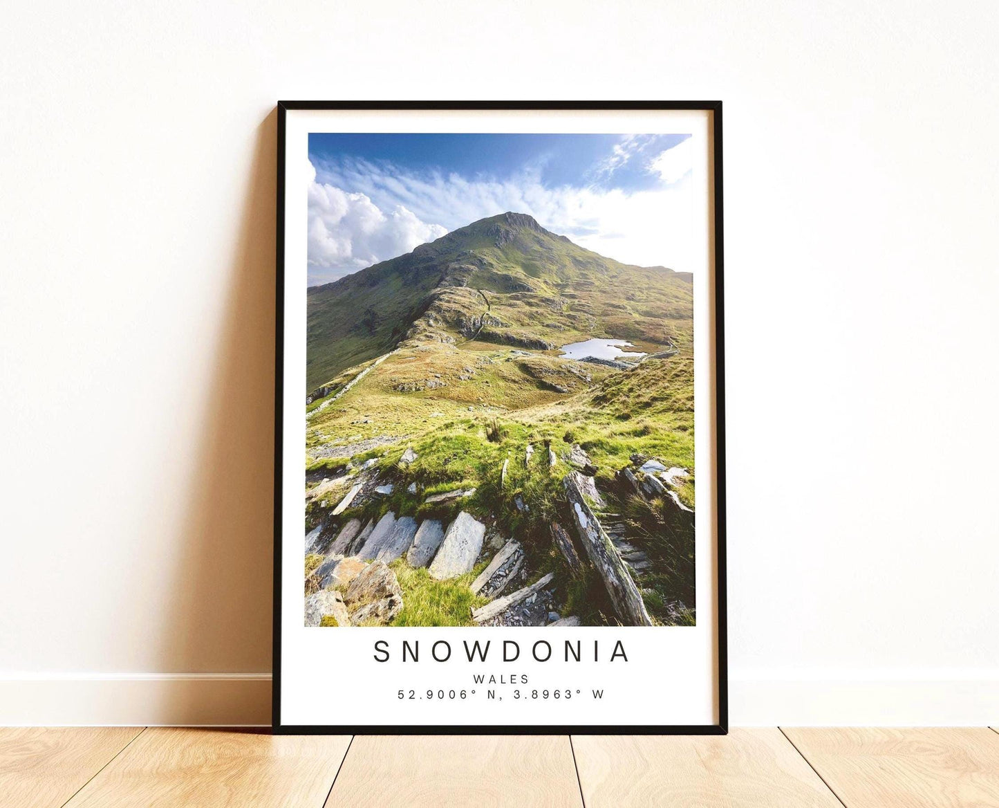 Snowdonia Mountain Print - Welsh Landscape Photography, Nature Decor Wall Art Poster
