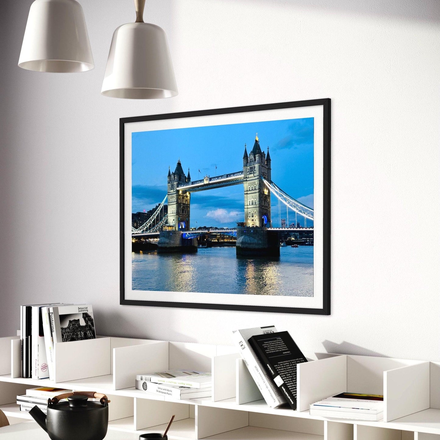 Tower Bridge Print – London wall art, River Thames Architecture Photography, London Home Decor