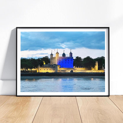 Tower of London Print – UK City Wall Art Photography, Framed Travel Home Decor