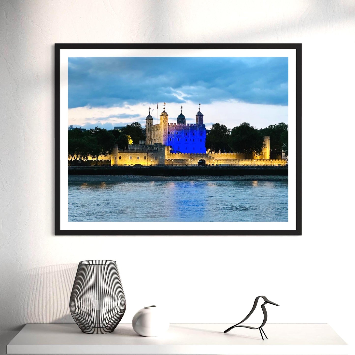 Tower of London Print – UK City Wall Art Photography, Framed Travel Home Decor