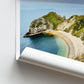 Jurassic Coast Travel Poster - Dorset Coastal Wall Art, Framed Photography, Personalized Gift - Matthew Webb Photography
