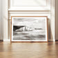 Black and White Coastal Photography Wall Art - Seven Sisters Fine Art Print - Matthew Webb Photography