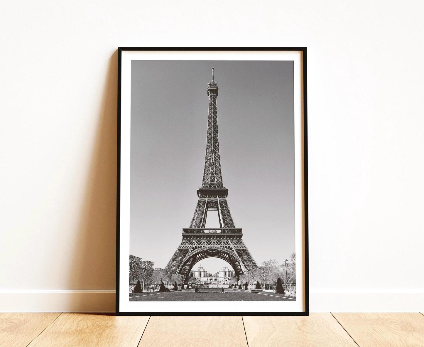 Paris Wall Art, Set of 3 Prints - Black and White Photography, Framed travel posters