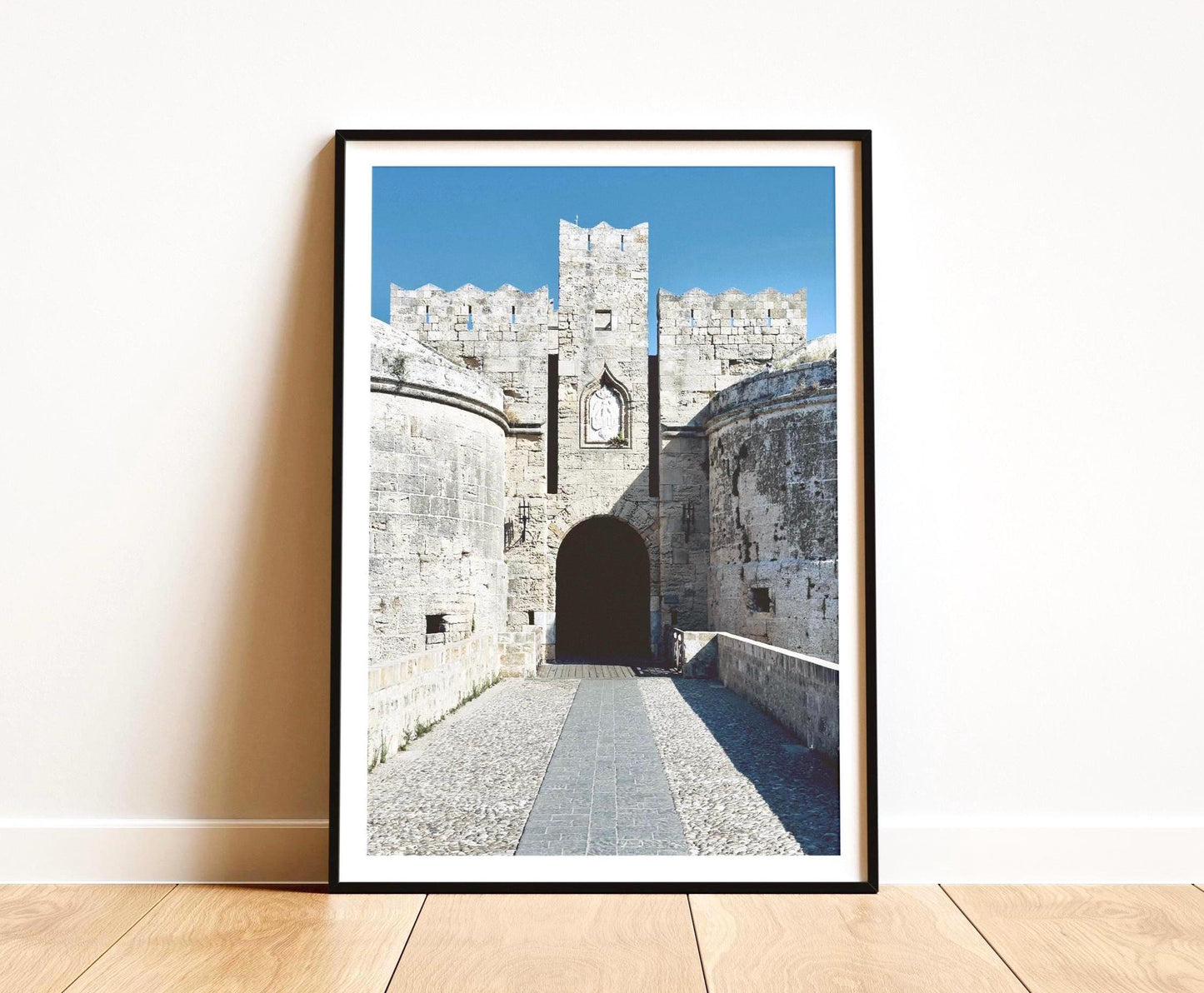 Rhodes Old Town Greece Print: Travel Wall Art, Historic Photography Architecture Poster, Greek Gift