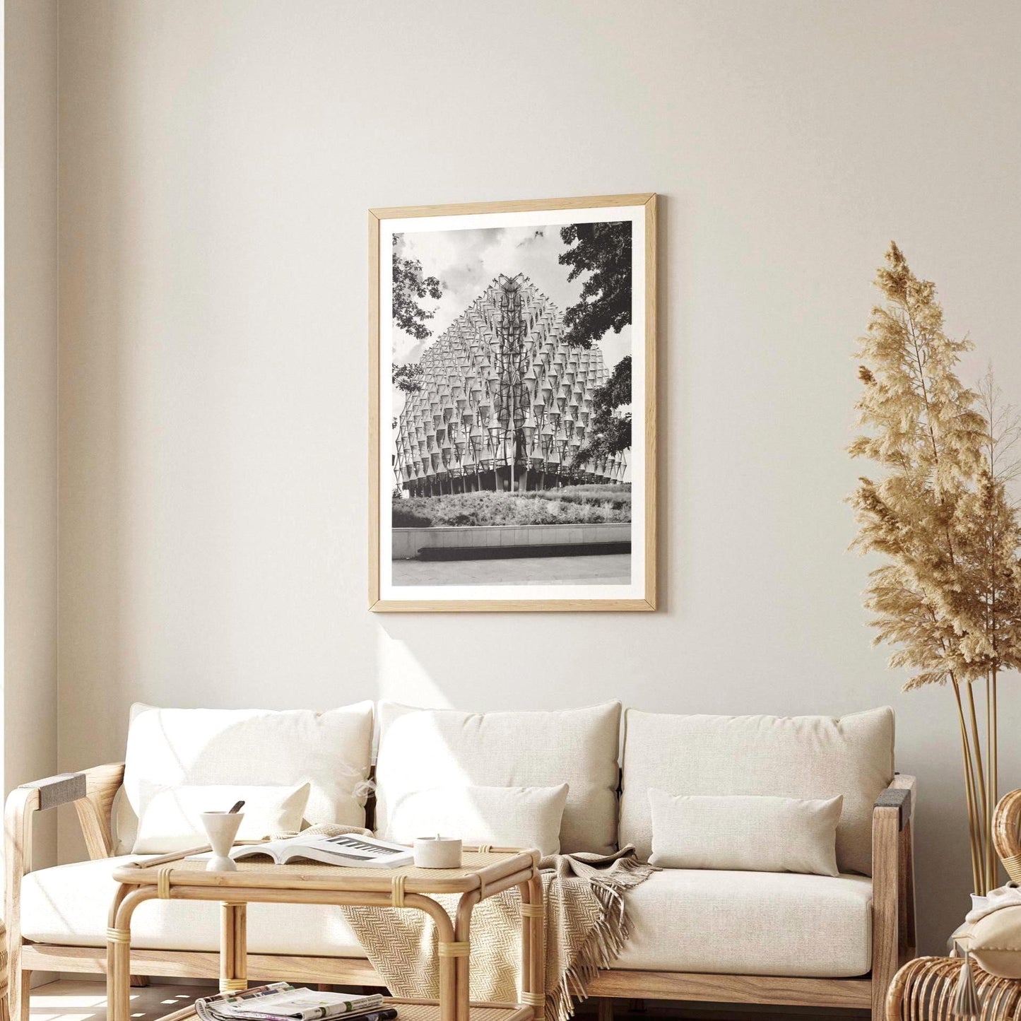 US Embassy Battersea London Print - Black and White Architecture Photography, Wall Art Decor - Matthew Webb Photography