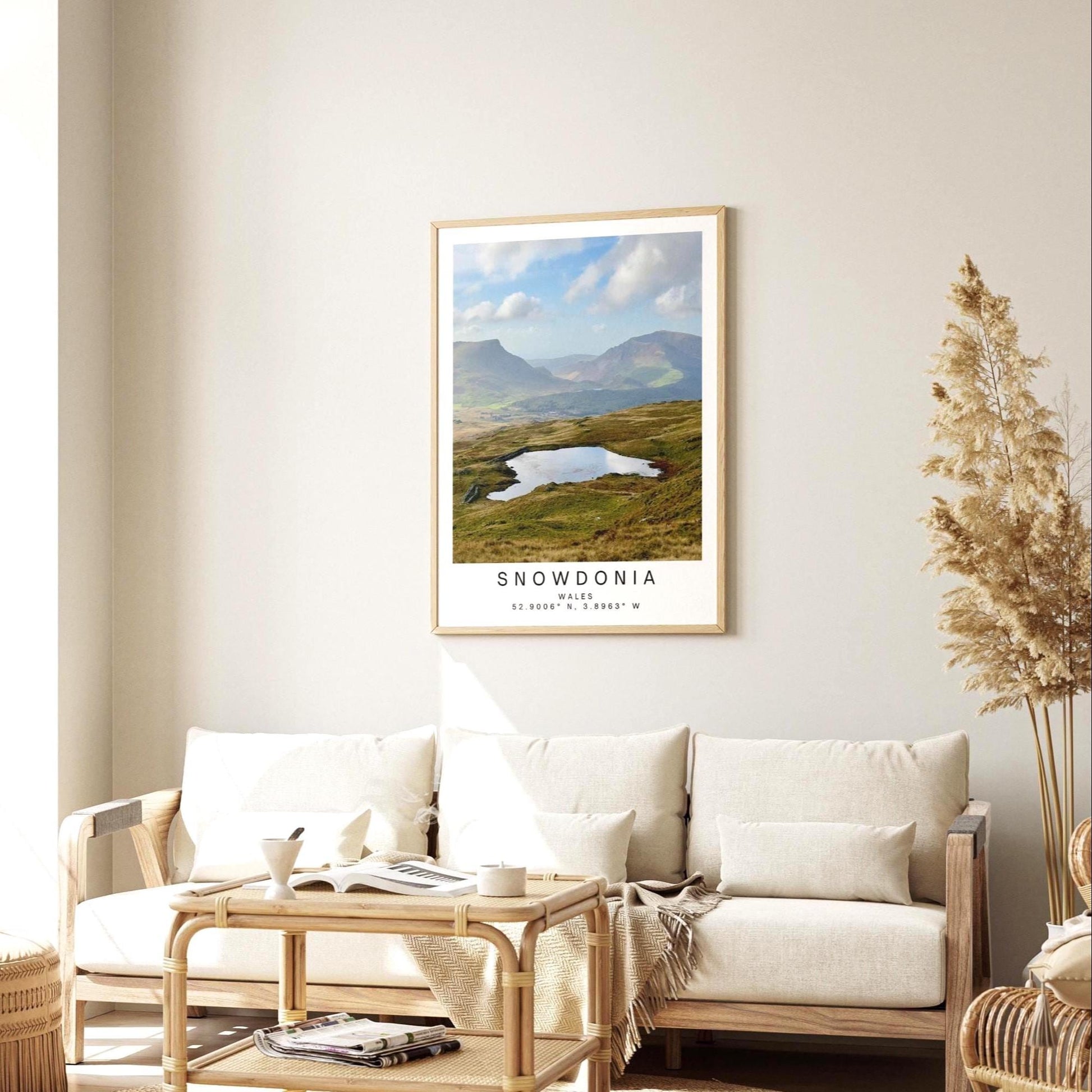 Snowdonia Print - Wales Mountain Wall Art, Welsh Landscape, Minimalist Photography Travel Poster, Hiking Gift - Matthew Webb Photography