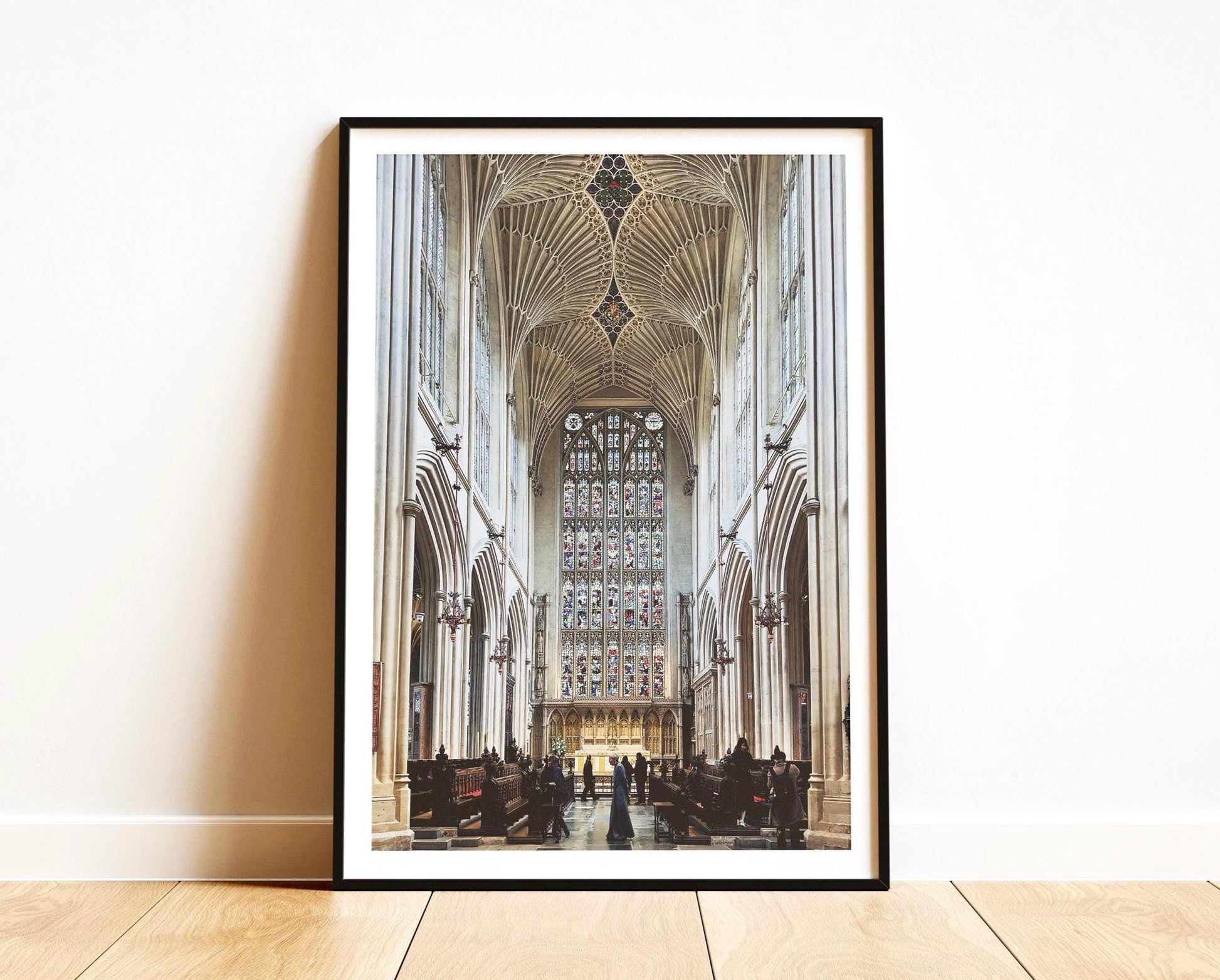 Bath Abbey Interior Print - Gothic Architecture Photography Wall Art - Matthew Webb Photography