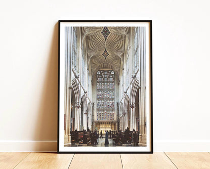 Bath Abbey Interior Print - Gothic Architecture Photography Wall Art - Matthew Webb Photography