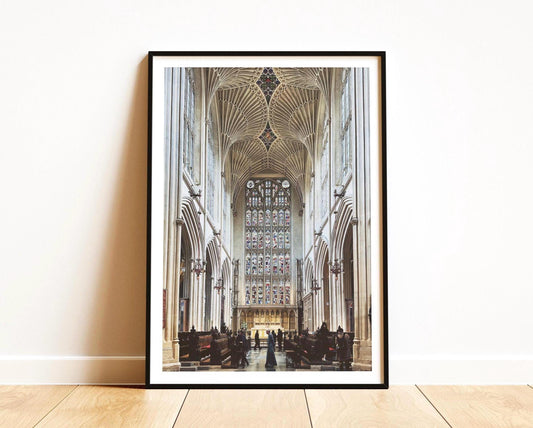 Bath Abbey Interior Print - Gothic Architecture Photography Wall Art - Matthew Webb Photography