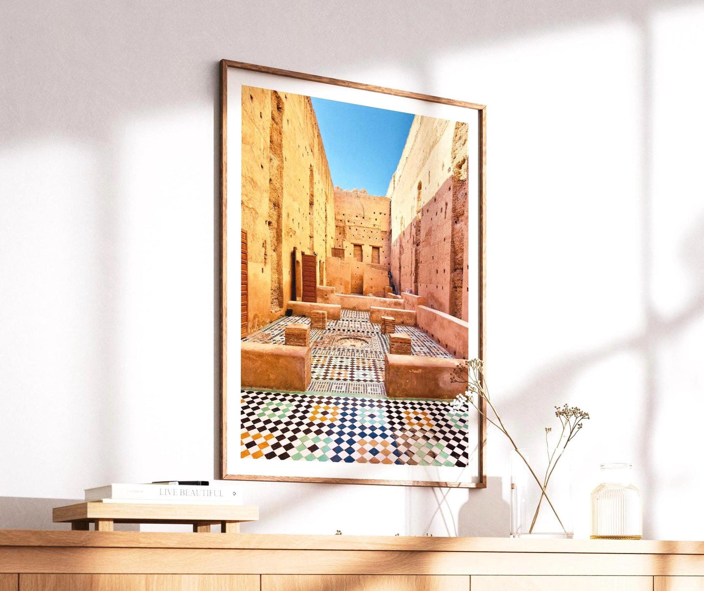 El Badi Palace Print: Marrakesh Morocco Photography, Islamic Architecture - Matthew Webb Photography