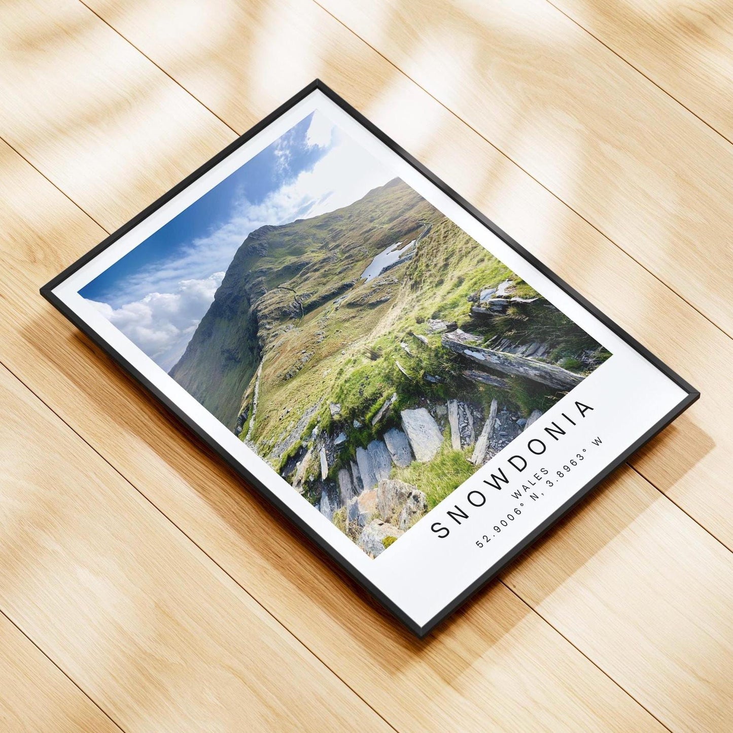 Snowdonia Mountain Print - Welsh Landscape Photography, Nature Decor Wall Art Poster