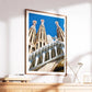 Sagrada Familia Print - Barcelona Wall Art, Gaudi, Spain Travel Poster, Architect Gift - Matthew Webb Photography