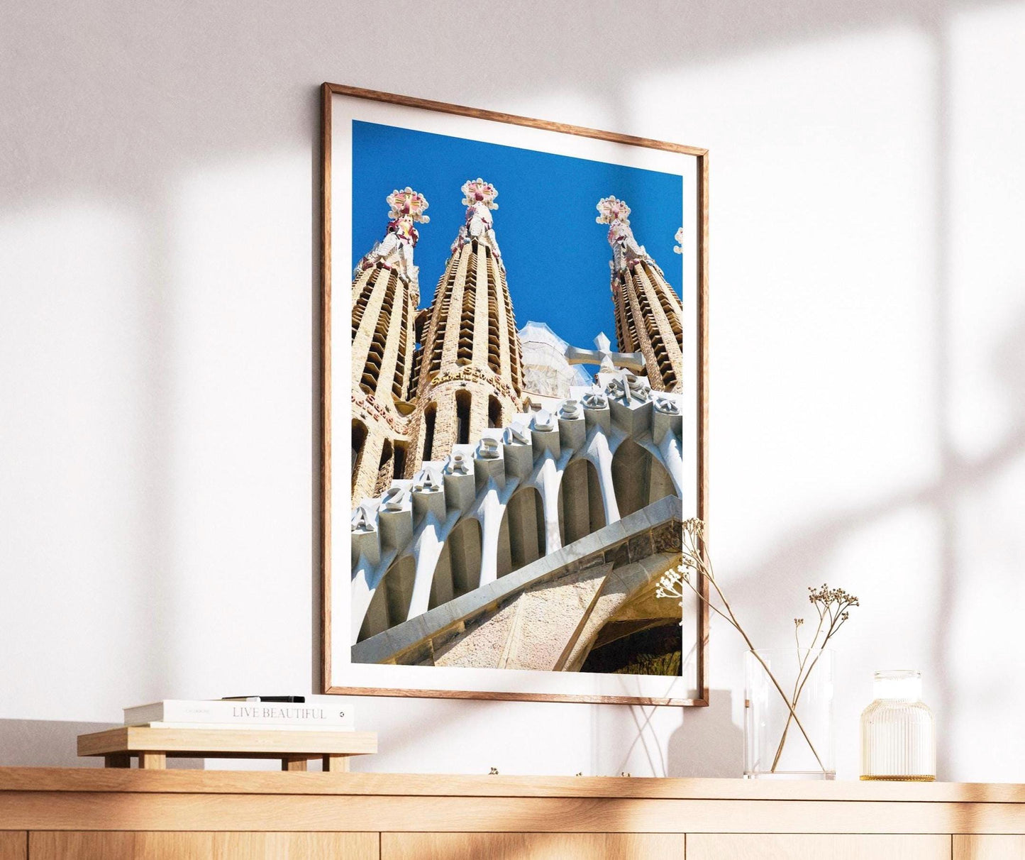 Sagrada Familia Print - Barcelona Wall Art, Gaudi, Spain Travel Poster, Architect Gift - Matthew Webb Photography