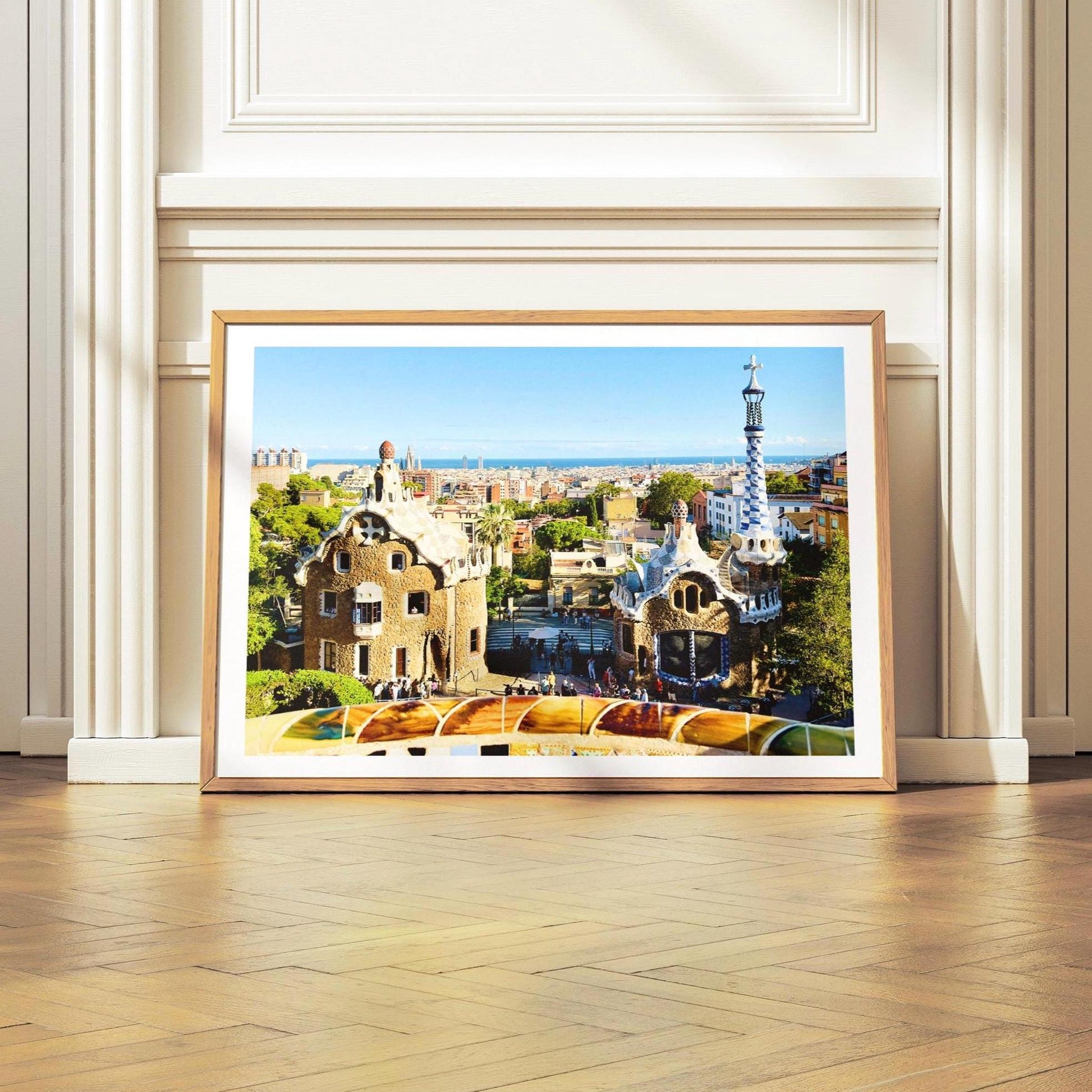 Park Guell Print - Barcelona Wall Art, Spain Travel Print, Minimalist Photography Decor, Architecture Gift - Matthew Webb Photography