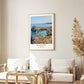 Rhodes Greece Travel Print - Lindos Acropolis Photography Wall Art Poster, Framed Personalized Greek Gift - Matthew Webb Photography