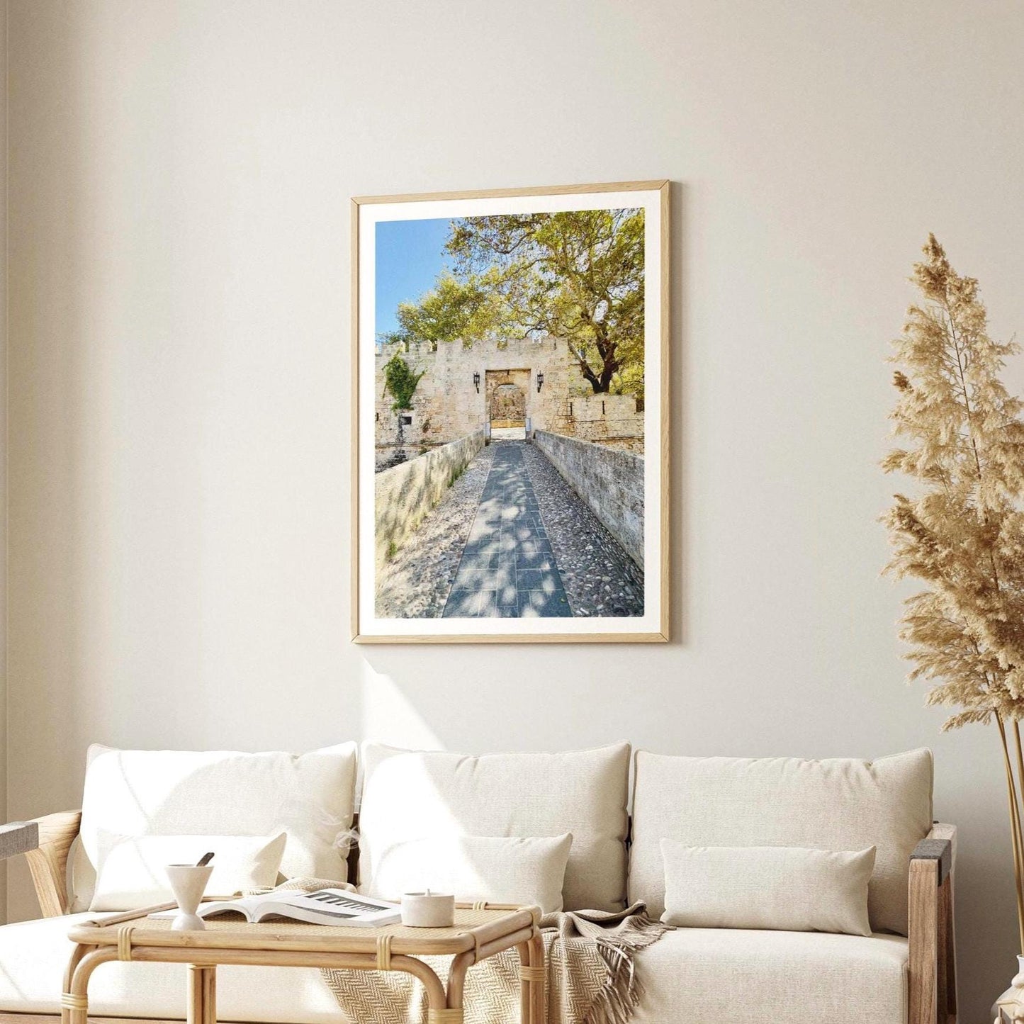 Rhodes Old Town Print - Greece Travel Photography, Framed Wall Art