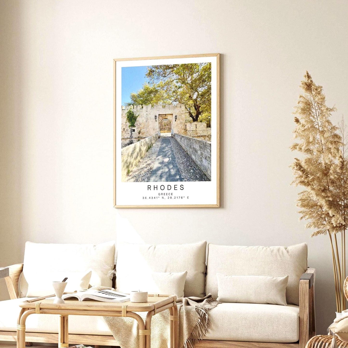Rhodes Old Town Greece Print – Vintage Travel Photography