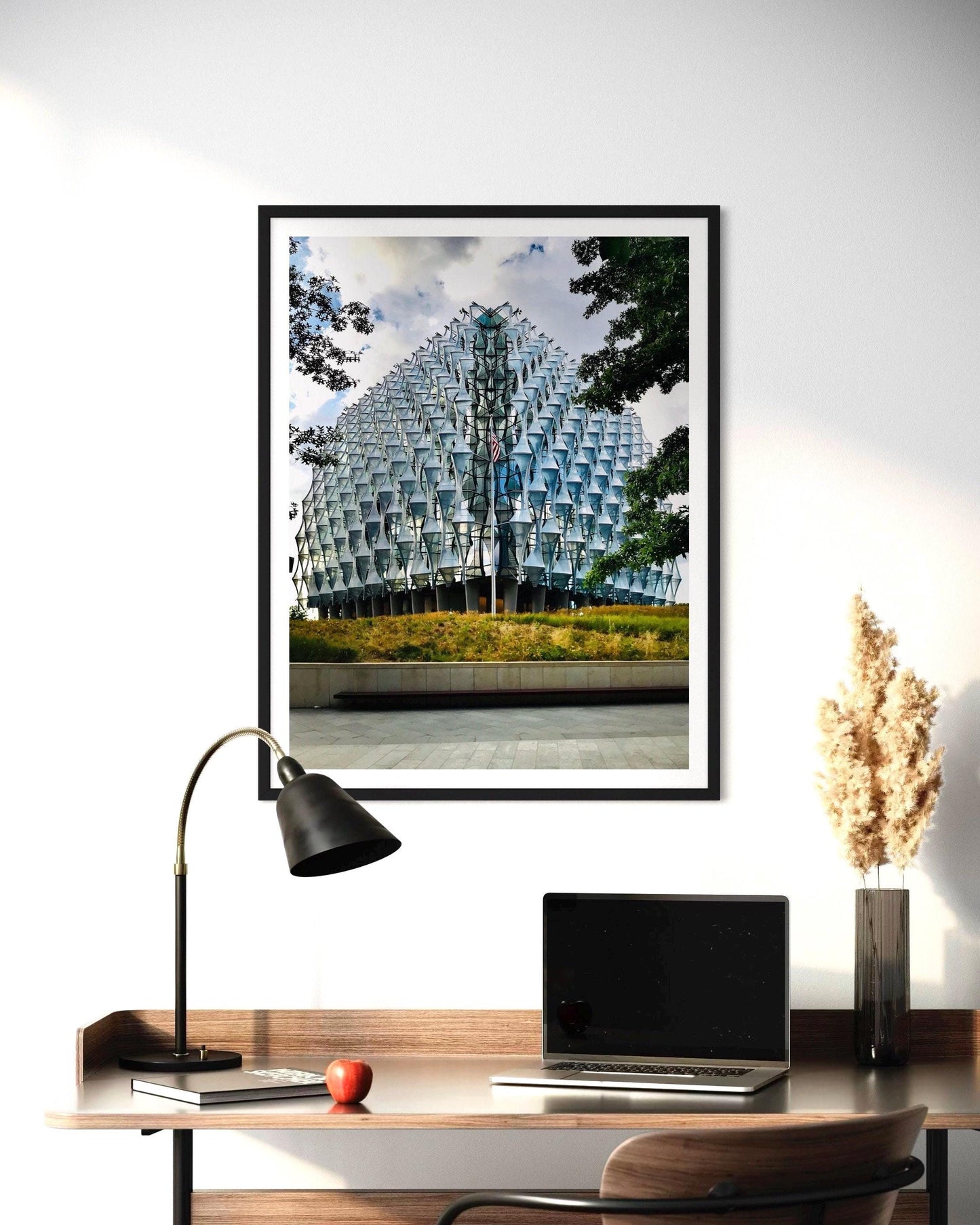US Embassy Battersea London Print – Geometric Architecture Photography