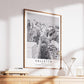 Valletta Malta Travel Print: Black and white Coastal City Photography Wall Art Poster