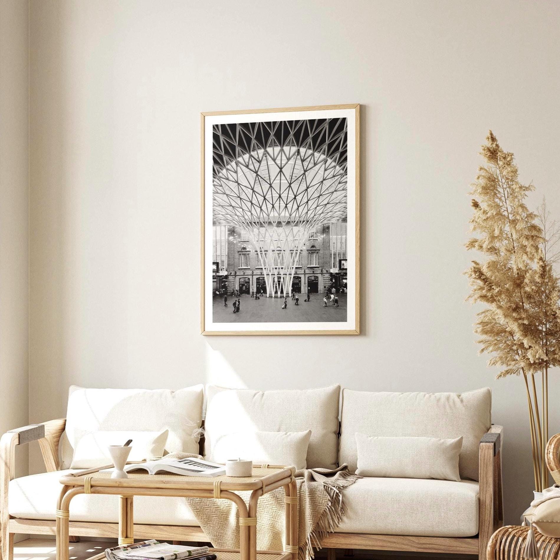 Kings Cross Station Print - London Black and White Photography, Travel Wall Art - Matthew Webb Photography