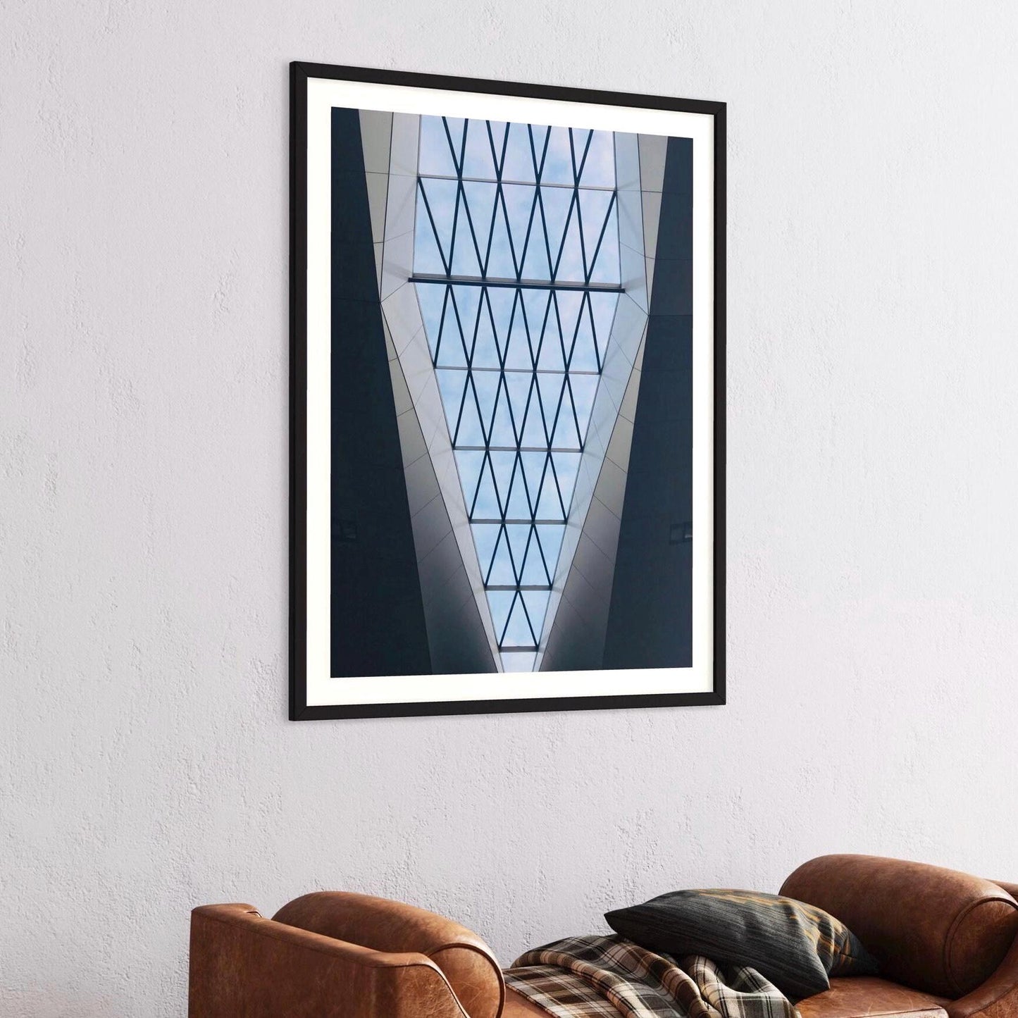 Vienna Central Station Skylight Print | Geometric Architecture Photography - Matthew Webb Photography
