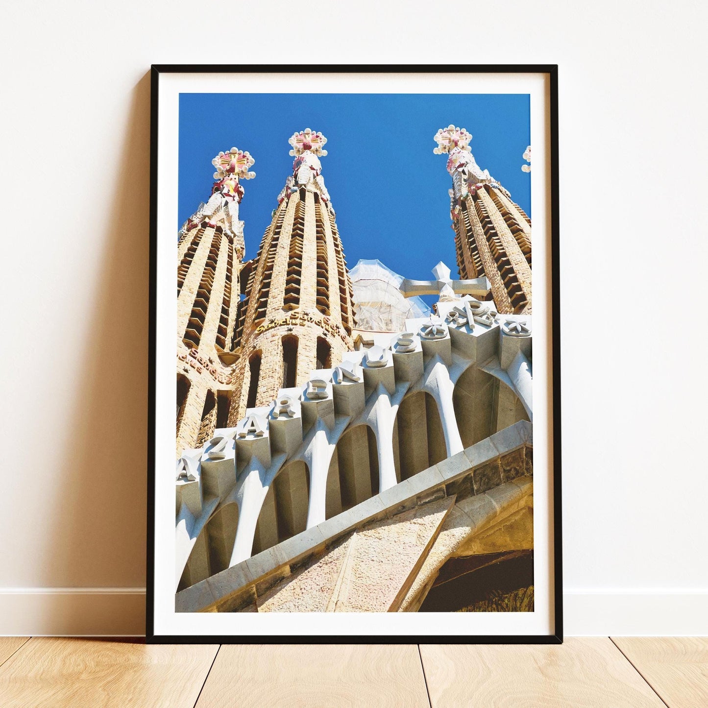 Sagrada Familia Print - Barcelona Wall Art, Gaudi, Spain Travel Poster, Architect Gift - Matthew Webb Photography