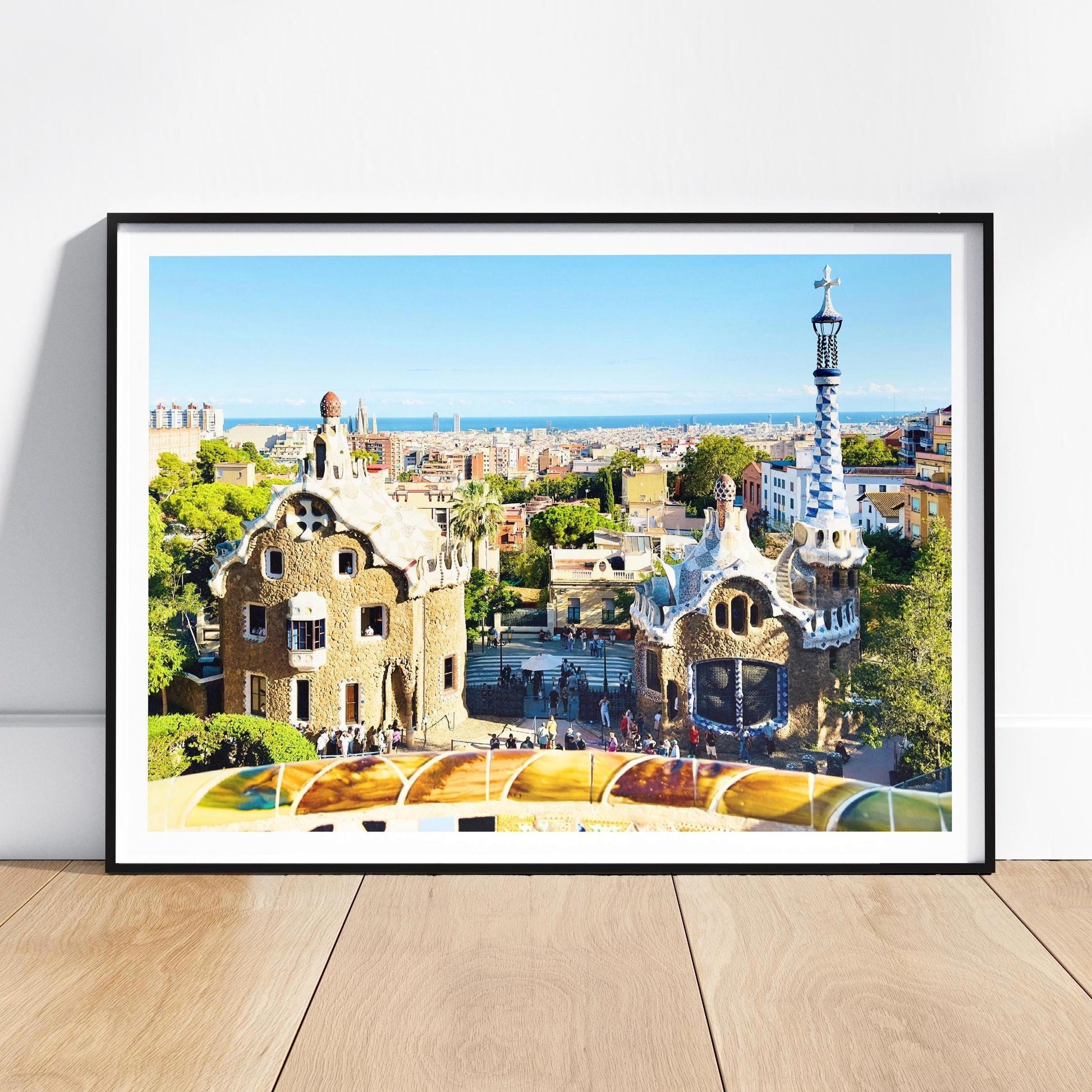 Park Guell Print - Barcelona Wall Art, Spain Travel Print, Minimalist Photography Decor, Architecture Gift - Matthew Webb Photography