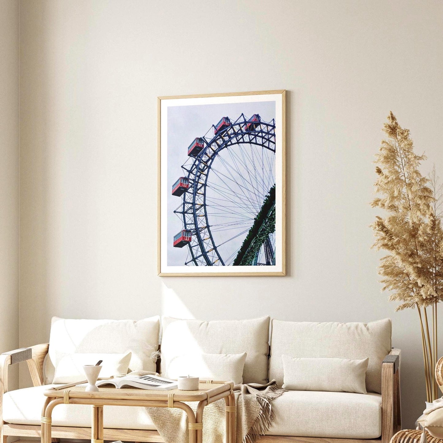 Vienna Prater Ferris Wheel Print: Austria Travel Wall Art, Iconic Landmark Photography Poster - Matthew Webb Photography