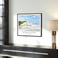 Seven Sisters Travel Poster - East Sussex Coastal Landscape Photography Wall Art, Framed personalized gift - Matthew Webb Photography