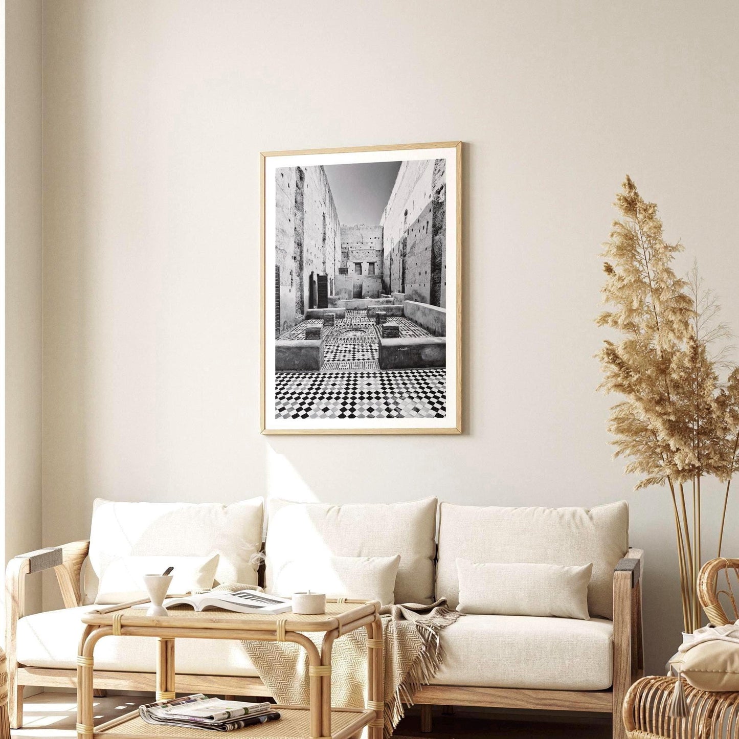 El Badi Palace Print - Marrakech Black and White Photography, Morocco Wall Art - Matthew Webb Photography