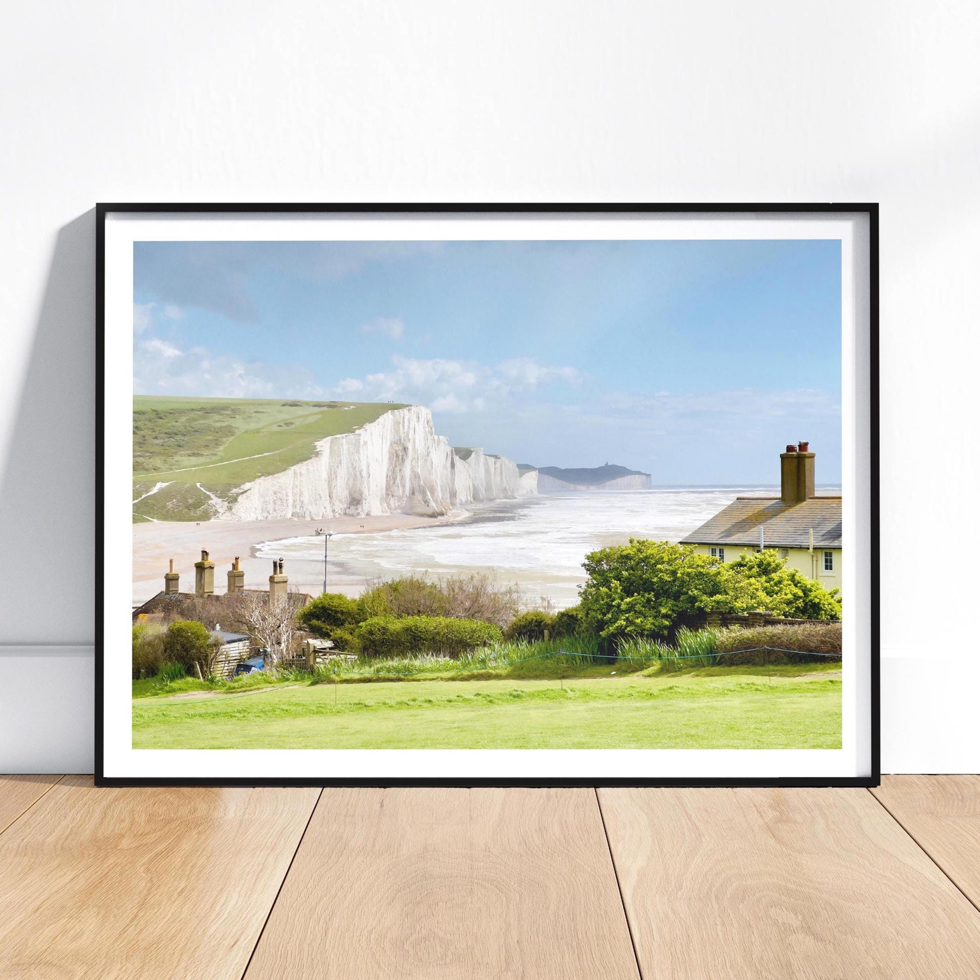 Seven Sisters Coastal Wall Art: East Sussex, Landscape Beach Photography, Framed Decor Gift - Matthew Webb Photography
