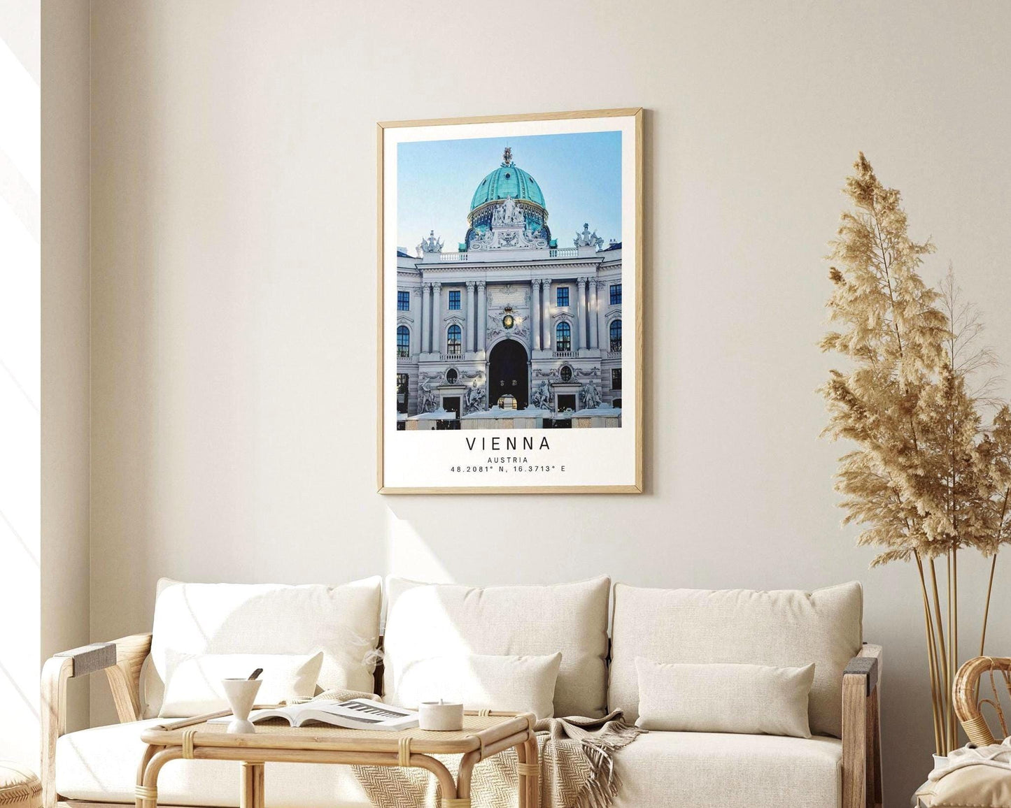 Vienna Hofburg Travel Print - Austria Wall Art Poster, Iconic Landmark, Framed Personalized gift